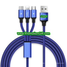 3 in 1 USB Charging Data Line Cable